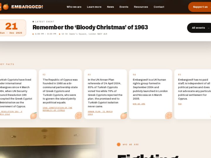 Embargoed! project screen 1