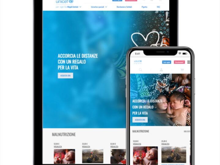UNICEF project screen 1