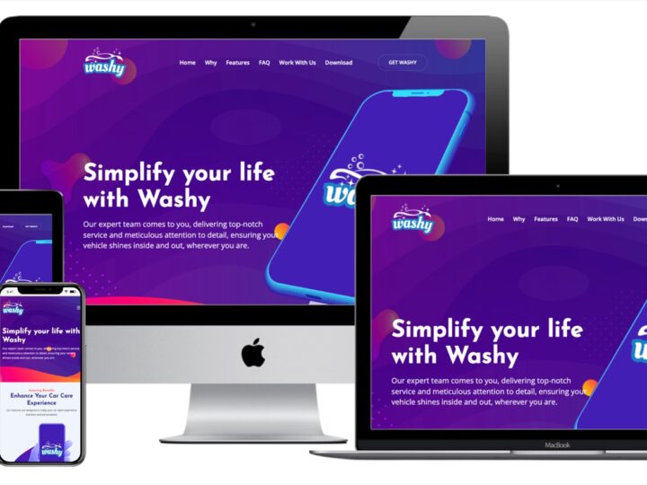 Washy project screen 2