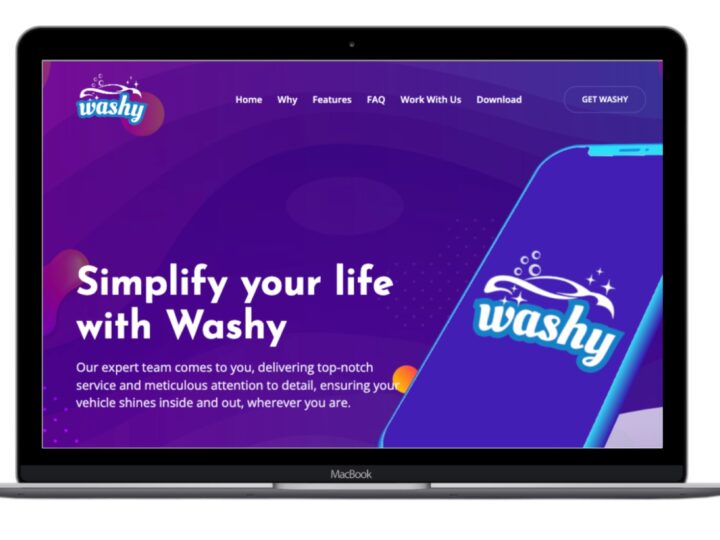 Washy project screen 3